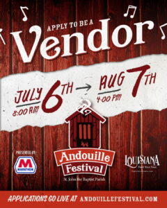 Become an Andouille Festival Vendor
